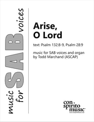 Arise, O Lord SAB choral sheet music cover Thumbnail